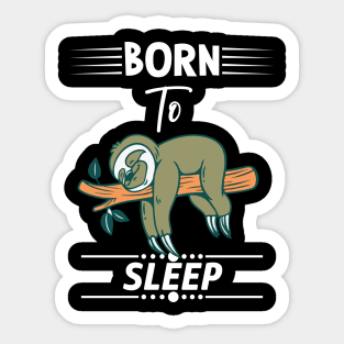 Funny Sloth Sticker